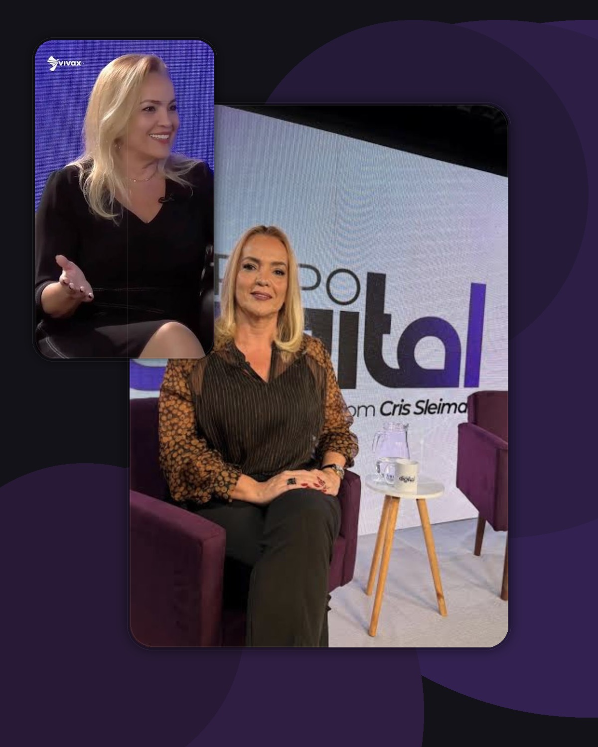 Dra. Cristina Sleiman no programa Papo Digital